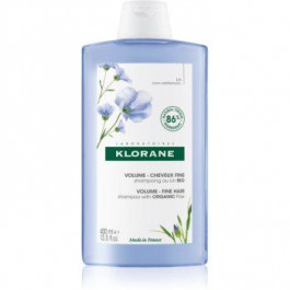 Klorane Flax Fiber Bio шампунь для рідкого та тонкого волосся 400 мл
