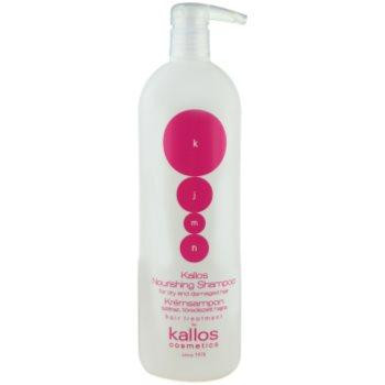 Kallos KJMN Nourishing поживний шампунь для сухого або пошкодженого волосся 1000 мл - зображення 1