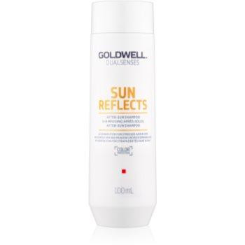 Goldwell Dualsenses Sun Reflects очищуючий та поживний шампунь для волосся пошкодженого сонцем 100 мл - зображення 1
