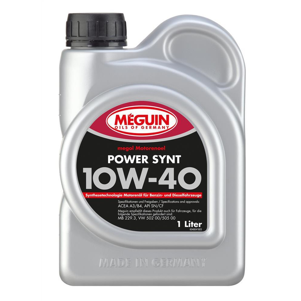 Meguin Power Synt 10W-40 1л - зображення 1