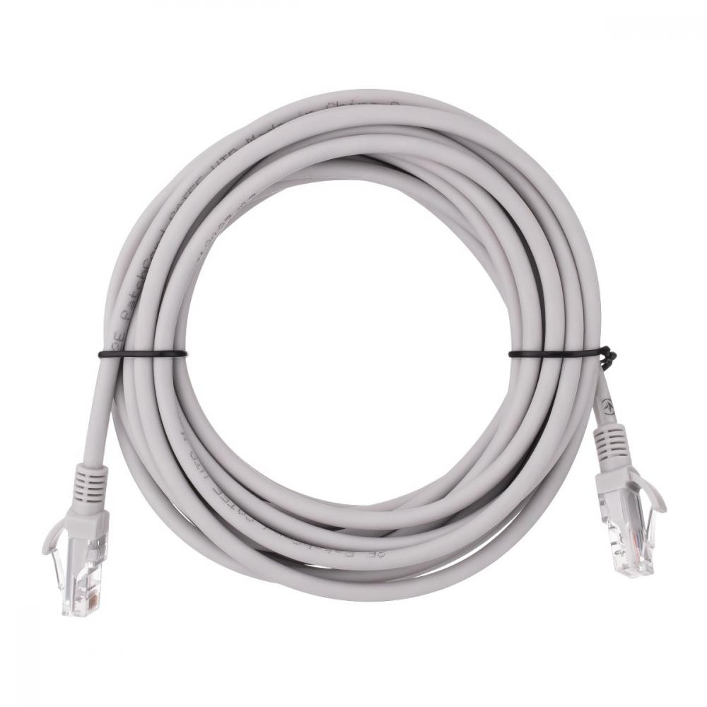 2E UTP CAT5e 26AWG RJ45 7/0.16 Cu LSZH 5m Grey (2E-PC5ECU-5LSZH-GRY) - зображення 1