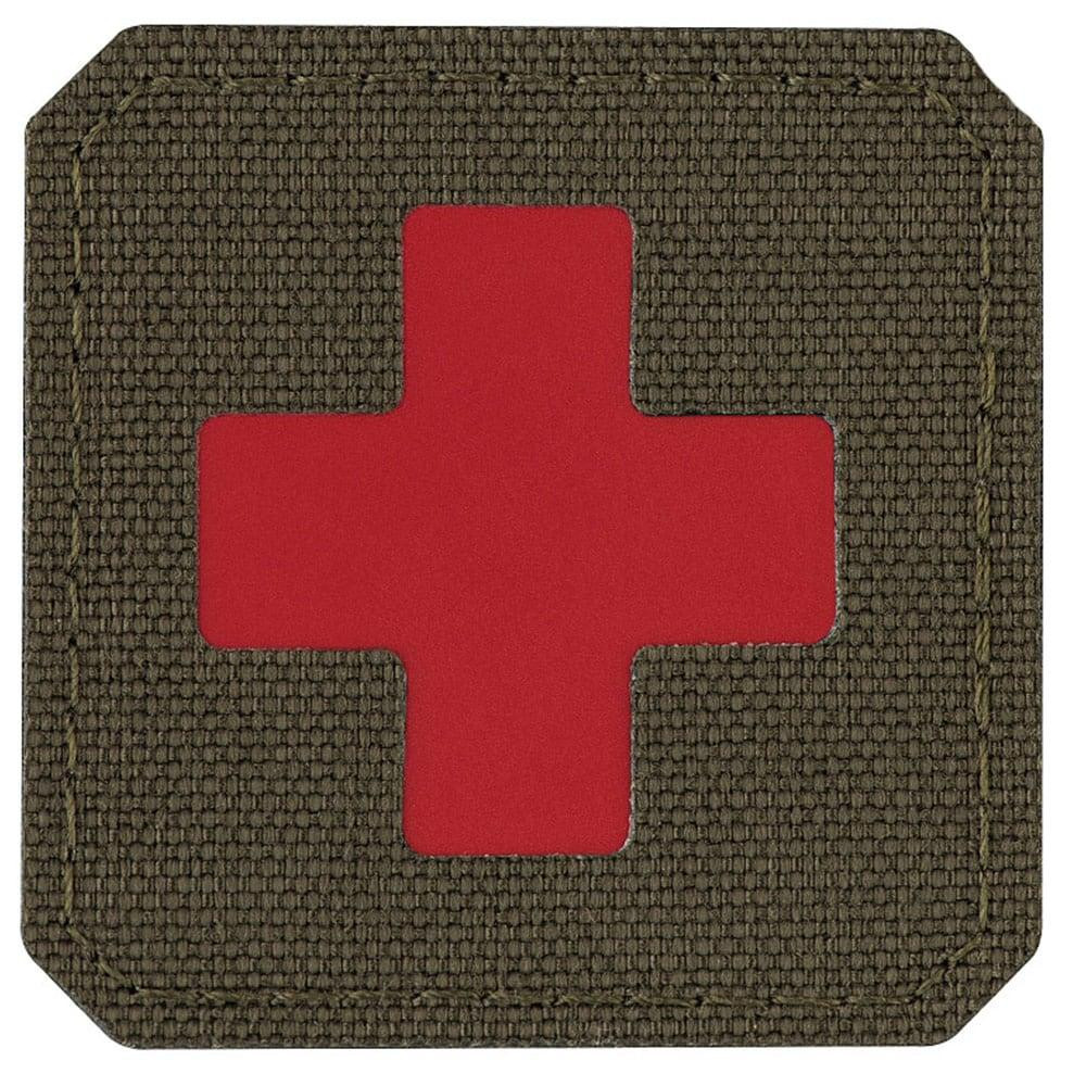 M-Tac Пластир медичний  Medic Cross Laser Cut - Ranger Green/Red (51122323) - зображення 1