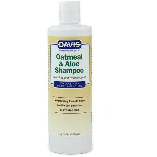 Davis Veterinary Шампунь-концентрат  Oatmeal & Aloe Shampoo гіпоалергенний для собак і котів 355 мл (52291) - зображення 1
