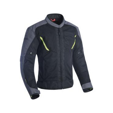 Oxford Мотокуртка  Delta 1.0 Air Jacket Black-Grey-Fluo L - зображення 1