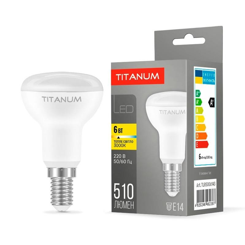 TITANUM LED R50 6W E14 3000K (TLR5006143) - зображення 1