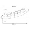 Prosperplast Бордюр садовый PALISADA коричневый, 4,05 м (5905197140070) - зображення 5