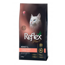 Reflex Plus Adult Cat Hairball Indoor Salmon 15 кг RFX-407