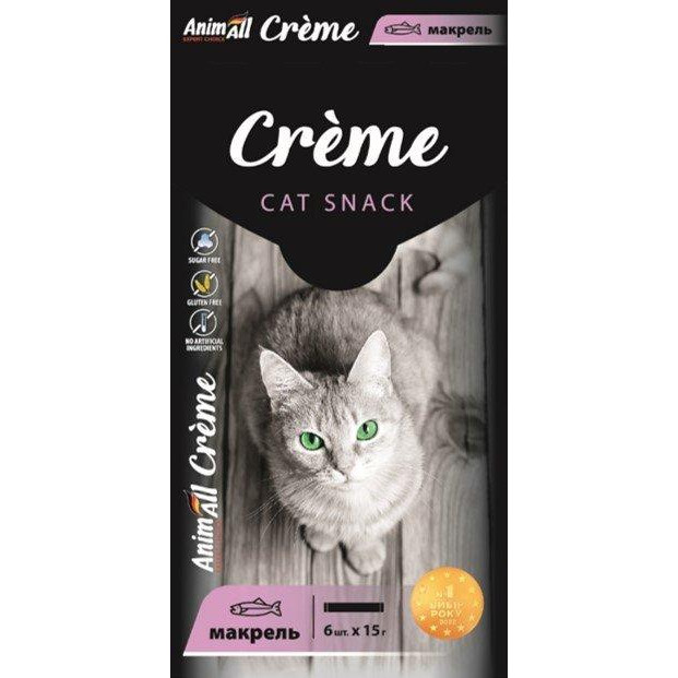 AnimAll Snack Creme з макрелью 6х15 г (176405) - зображення 1
