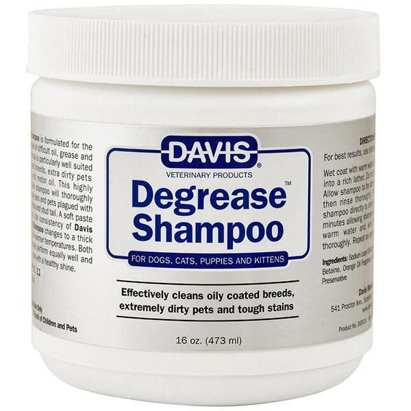 Davis Veterinary Шампунь Davis Degrease Shampoo обезжиривающий, для собак, котов, 454 мл (DGRS16) - зображення 1