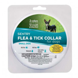 Sentry Flea and Tick - ошейник от блох и клещей Сентри для собак Длина 36 см, 2 шт (39518)