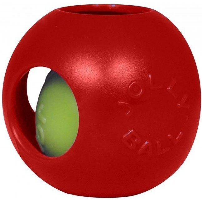 Jolly Pets TEASER BALL - Игрушка мяч двойной Тизер болл для собак 30х30х30 см (1510RD) - зображення 1