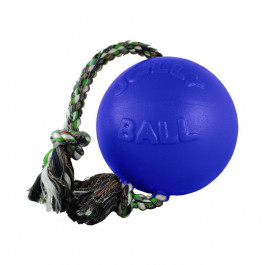 Jolly Pets Игрушки для собак мяч с канатом Ромпей-н-Ролл 12х30х12 см Синяя (645BB)