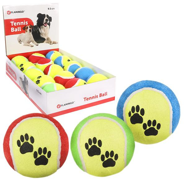 Karlie-Flamingo Tennisball Fluo - резиновый мяч для собак (501208) - зображення 1