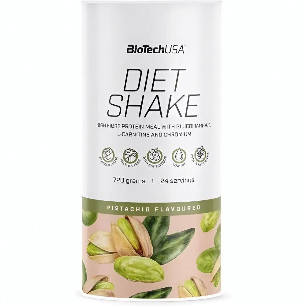 BiotechUSA Diet Shake 720 g /24 servings/ Pistachio - зображення 1