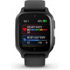 Garmin Venu Sq 2 – Music Edition Slate Aluminum Bezel with Black Case and Silicone Band (010-02700-00/10/80 - зображення 3