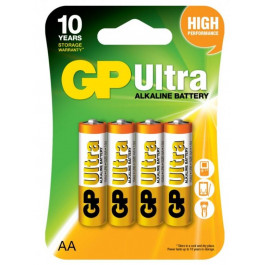 GP Batteries ULTRA ALKALINE 1.5V LR6 AA (15AU-U4)
