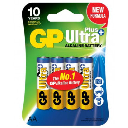 GP Batteries AA bat Alkaline 4шт Ultra Plus (15AUP-U4)