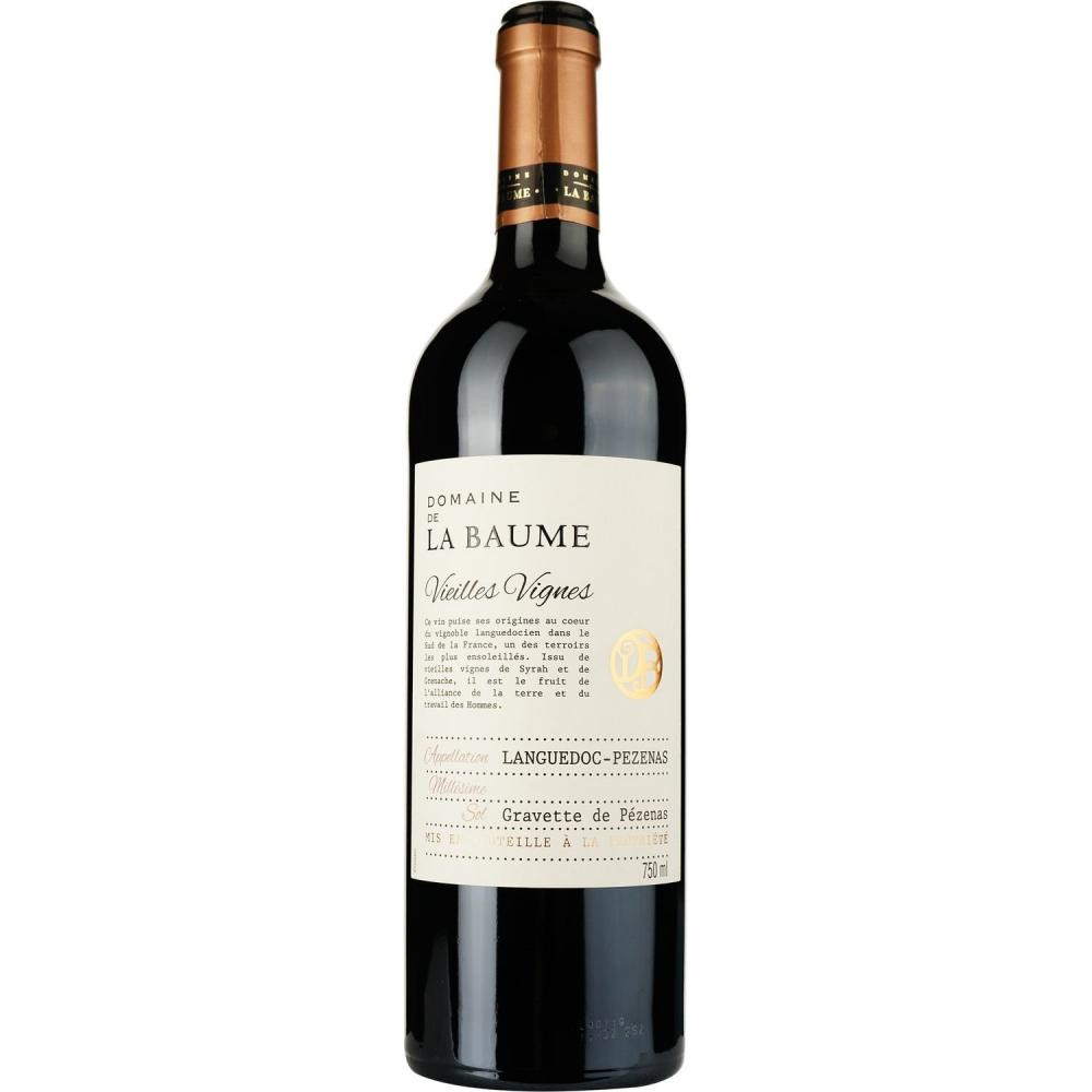 Domaine de la Baume Вино  Vielles Vignes AOP Languedoc Pezenas 2016 червоне сухе 0.75 л (3500610152160) - зображення 1