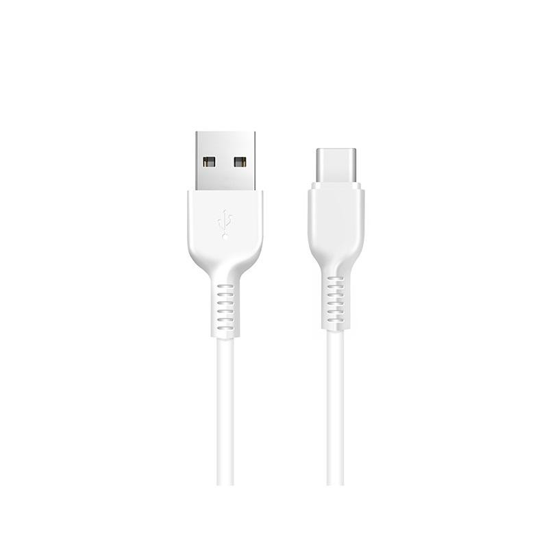 Hoco X13 USB Type-A to USB Type-C 1m White (6957531061199) - зображення 1