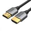 Vention Ultra Thin HDMI to HDMI v2.0 2m Gray (ALEHH) - зображення 1