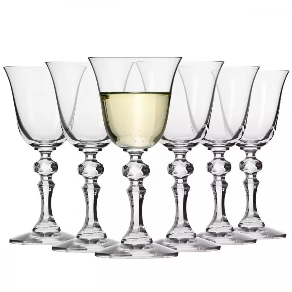 Krosno Набір келихів для білого вина  Krista, 155 мл, 6 шт. (788296) - зображення 1