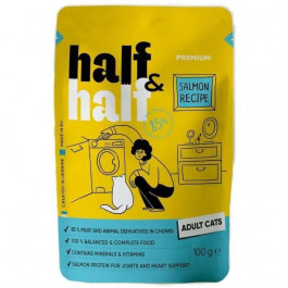 Half & Half Salmon Recipe Adult Cats 100 г (20901)