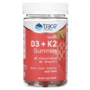 Trace Minerals Вітамін D3 і K2  60 жувальних цукерок (TMR00754) - зображення 1