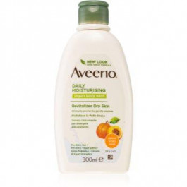   Aveeno Daily Moisturising Yoghurt body wash поживний гель для душу Apricot & Yoghurt 300 мл