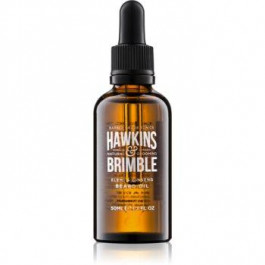 Hawkins & Brimble Natural Grooming Elemi & Ginseng поживна олійка для вусів та бороди 50 мл