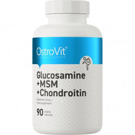 OstroVit Глюкозамін + МСМ + Хондроітин -  для суставов и связок 90 таблеток