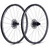  Колесо переднє + заднє 28 ERE GENUS II SL30 CARBON, Road, 100x12/142x12, CL, HG11, tubeless, чорний  - зображення 1