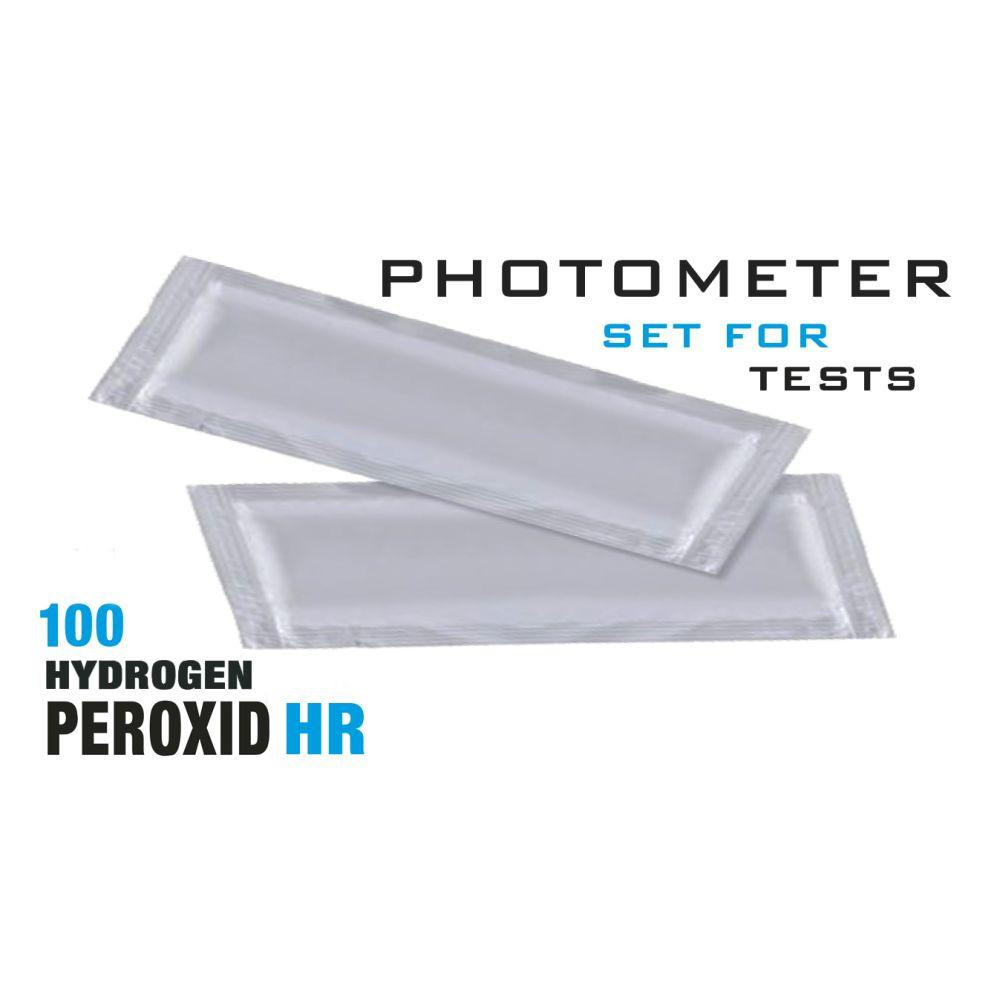  Порошок Hyd. Peroxid HR (Перекис водню, 0-200 мг/л) 100 саше/уп Photometer/Comporator - зображення 1