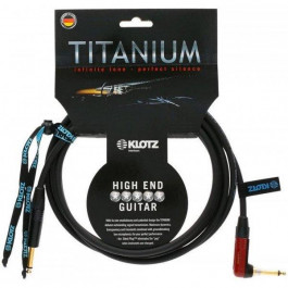   KLOTZ TITANIUM INSTRUMENT CABLE SILENTPLUG ANGLED 4.5 M