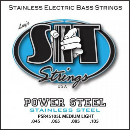 SIT strings SIT PSR45105L Power Steel Stainless Medium Light Electric Bass Strings 45/105