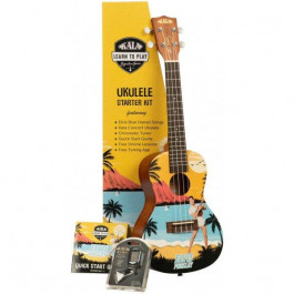   Kala LEARN TO PLAY ELVIS BLUE HAWAII CONCERT UKULELE