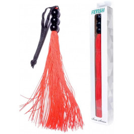 Boss Of Toys Силіконовий флогер Fetish Boss Series - Silicone Whip Red 10" (BS6100038) (BS6100038)