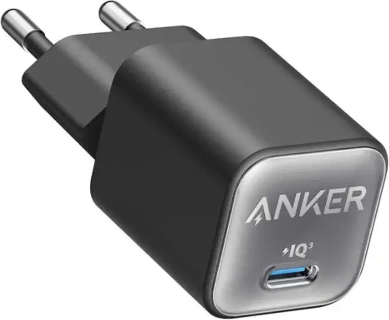 Anker PowerPort 511 Nano III GaN 30W 1xUSB-C PIQ3.0 Black (A2147) - зображення 1