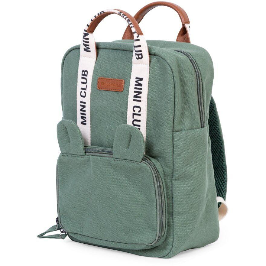 Childhome Рюкзак дитячий  Mini Club canvas green (CWKIDSCGR) - зображення 1