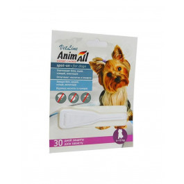 AnimAll VetLine Spot-On капли от блох и клещей для собак, вес 4-10 кг (60882)