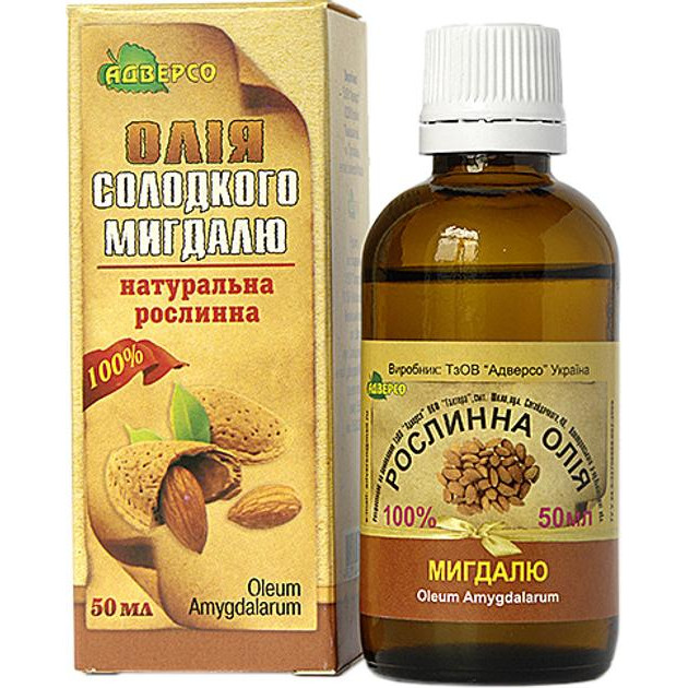 Адверсо Олія  Мигдальних кісточок 50 мл (4820104010394) - зображення 1