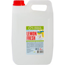 Sensua Жидкость для мытья посуды Lemon Fresh Прозрачный без фосфатов 5 л (4820167001353)