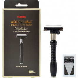   Feather Станок для бритья Т-Образный  DER-A Safety Razor Adjustable (4902470808062)