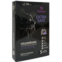 Palladium Ошейник от блох и клещей Extra Safe для кошек и собак мелких пород 35 см Фиолетовый (4820150206086)