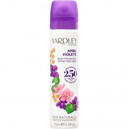 Yardley Дезодорант для жінок  April Violets Фіалка 75 мл 69 г (5060322952505)