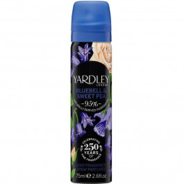 Yardley Парфюмированный дезодорант для женщин  Bluebell & Sweet Pea Deodorising Body Spray 75 мл (5056179301