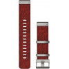 Garmin Ремінець  QuickFit 22 Watch Bands Jacquard-weave Nylon Strap – Red (010-12738-22) - зображення 1