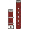 Garmin Ремінець  QuickFit 22 Watch Bands Jacquard-weave Nylon Strap – Red (010-12738-22) - зображення 2