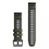 Garmin Ремінець  QuickFit 22 Watch Bands Silicone - Moss/Graphite (010-13280-07) - зображення 2