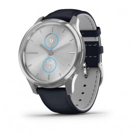   Garmin vivomove Luxe Silver-Blue Leather (010-02241-20)