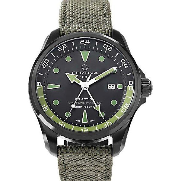 Certina Aqua DS Action GMT Powermatic 80 C032.429.38.051.00 - зображення 1